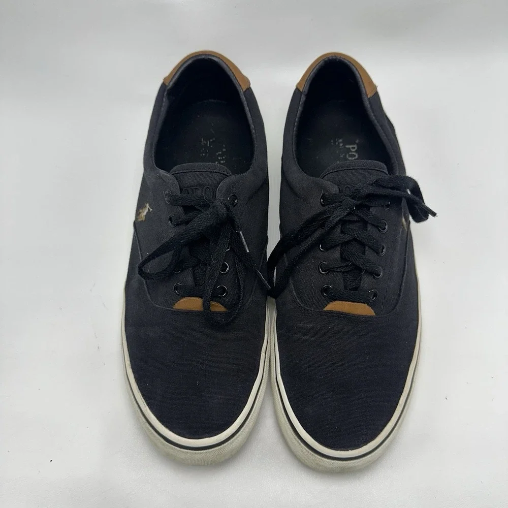 POLO RALPH LAUREN Thorton‎ Casual Shoes Black Men's 10.5D Lace Up